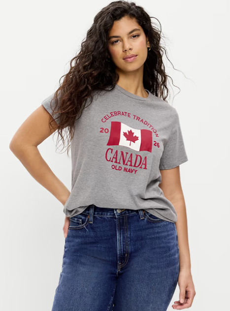 Old Navy 女大人 加拿大限定款 2026楓葉 短TEE (2色)
