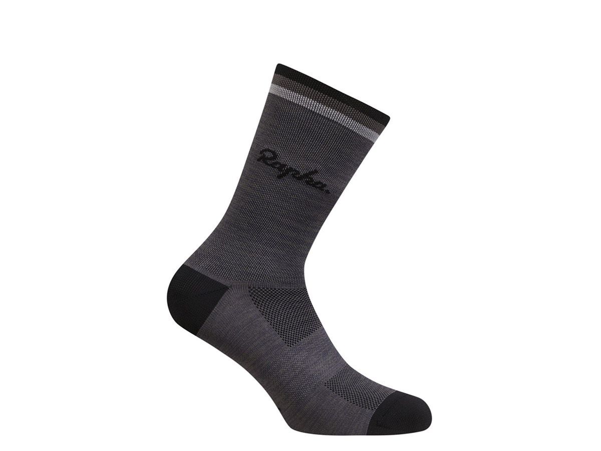Rapha Logo 車襪 灰黑色