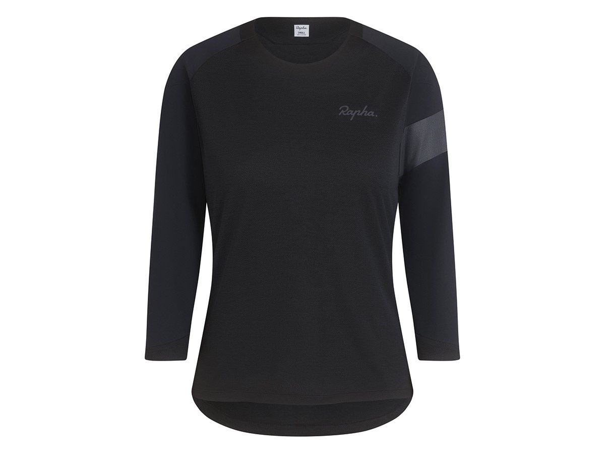 Rapha 女款 3/4袖長 MTB 車衣 黑色