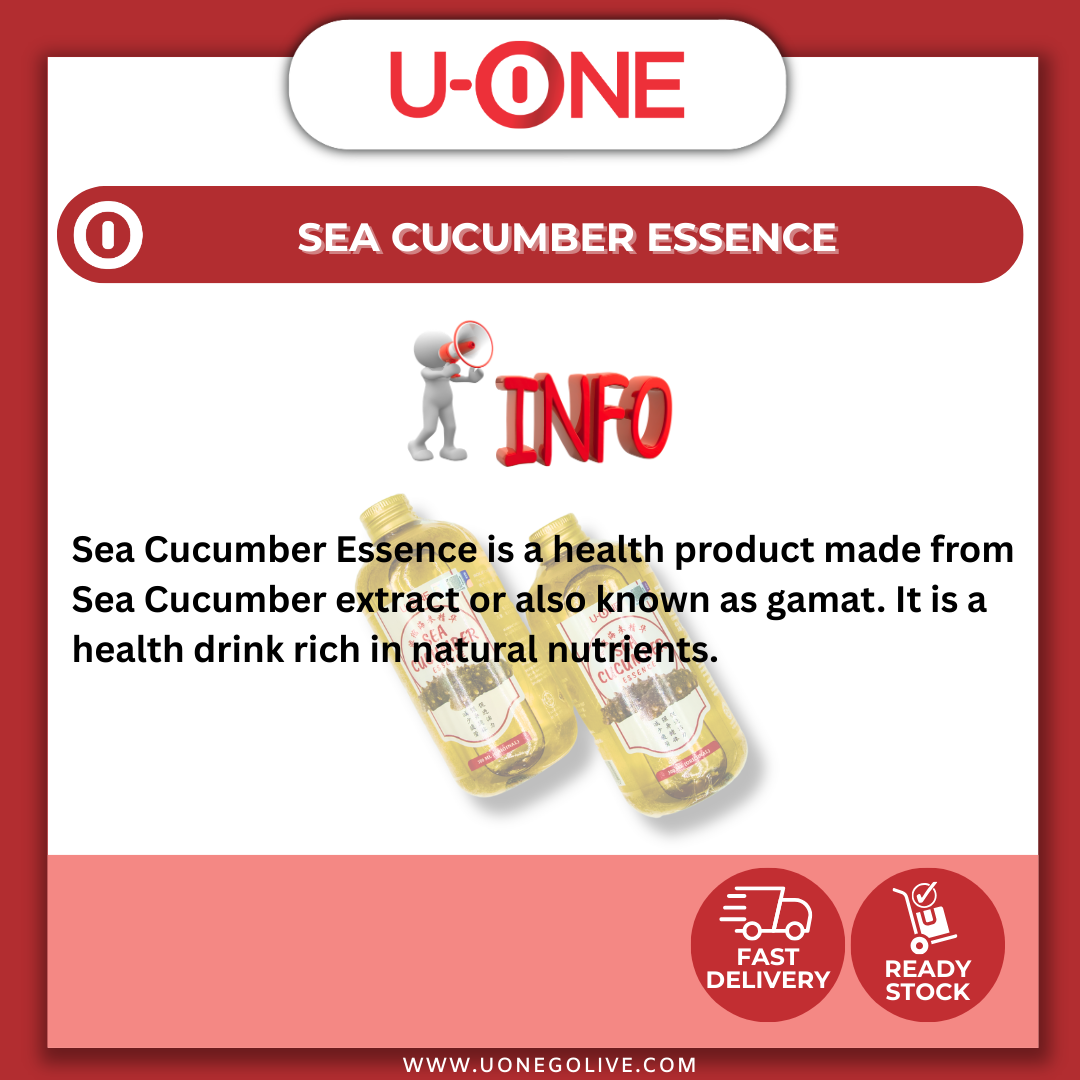 U-ONE | Malaysia | Sea Cucumber Essence | 300ml | Nutritional Drinking