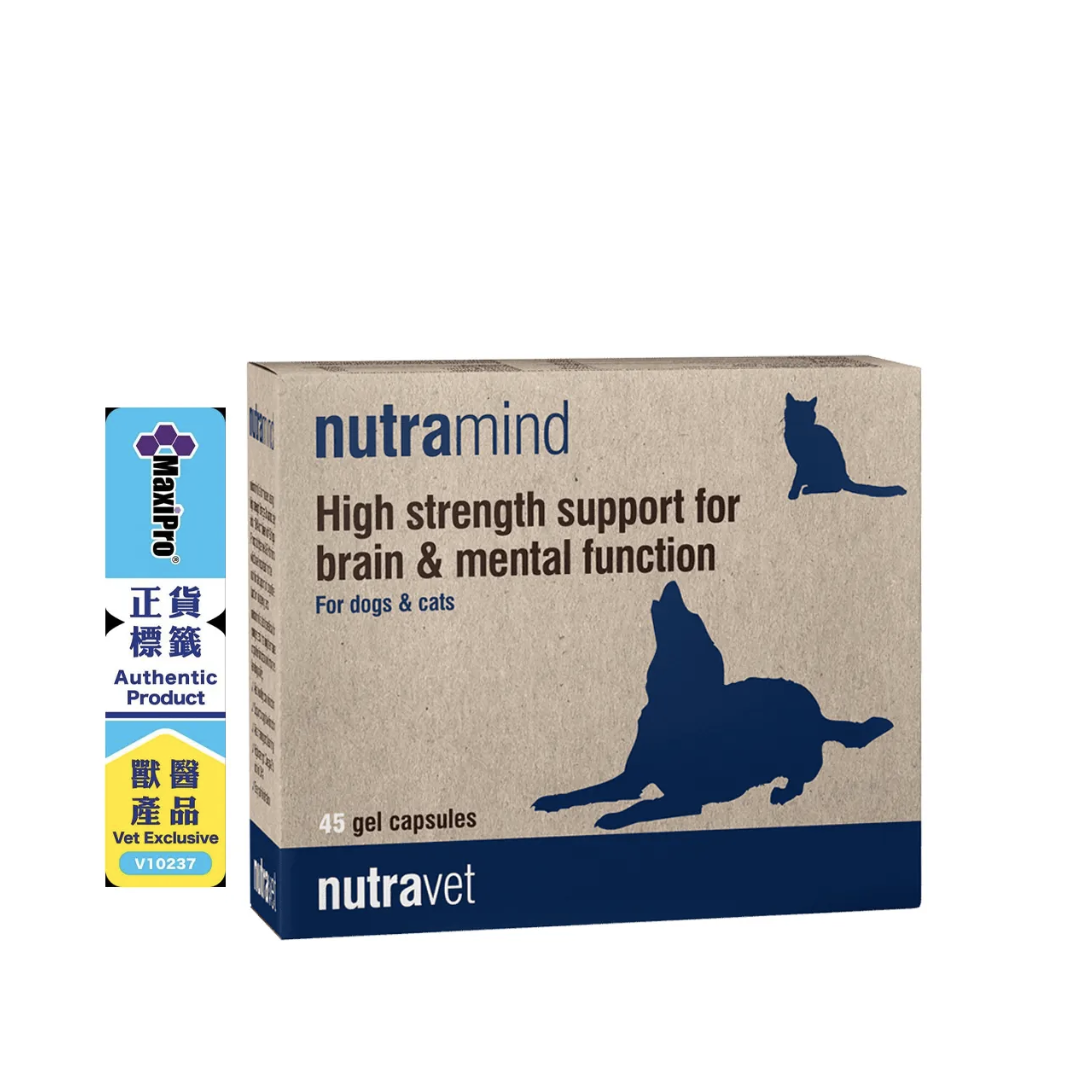 Nutravet -Nutramind 腦部營養膠囊 (貓狗適用) 每盒 45粒裝