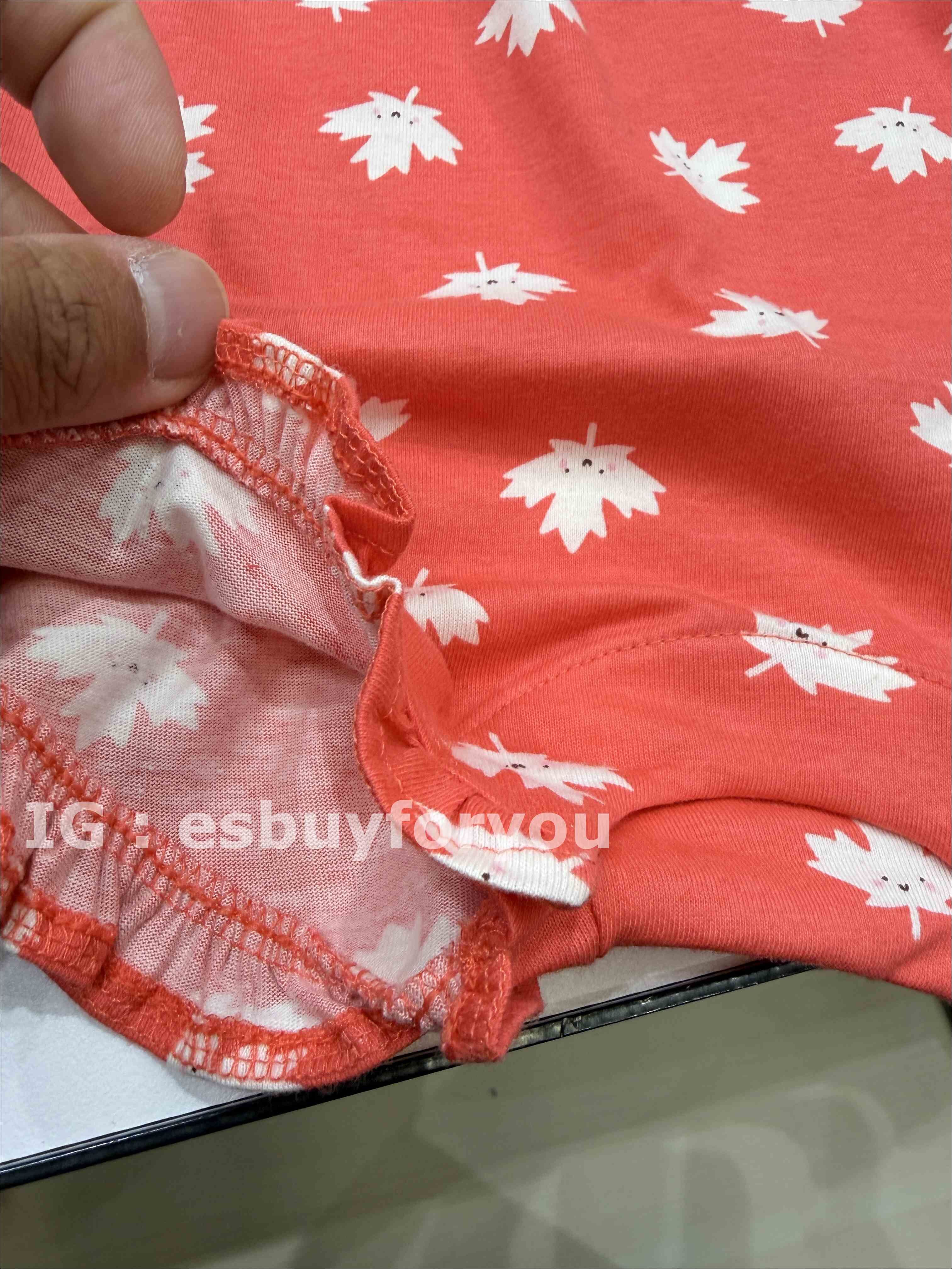 Old Navy BABY 加拿大限定款 滿版笑臉楓葉 連身洋裝