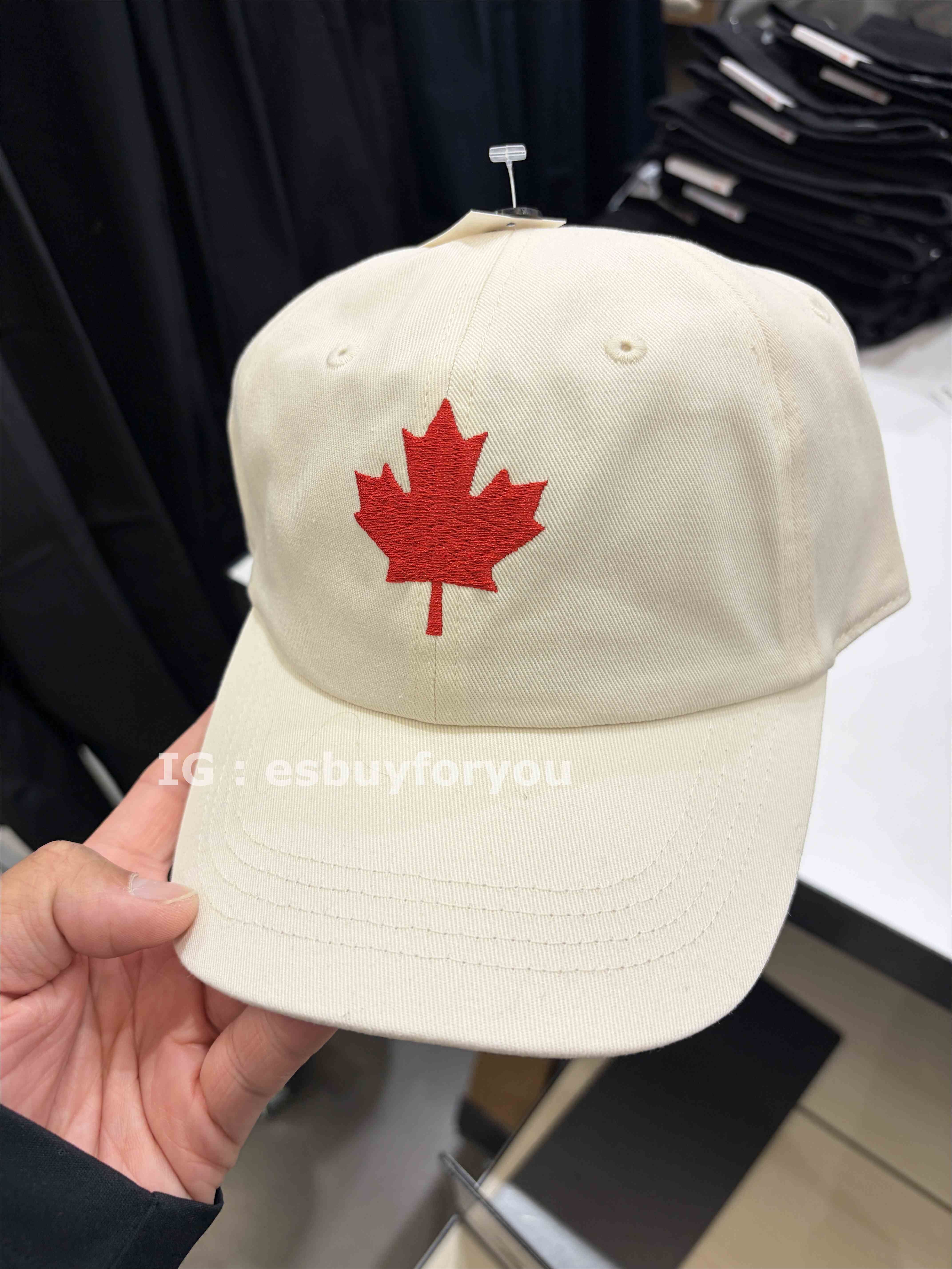 Old Navy 女款 加拿大限定款 刺繡楓葉 棒球帽 (2色)
