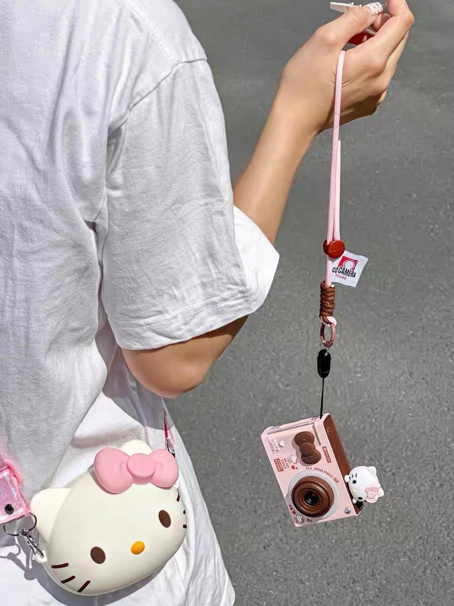 正版授權 SANRIO 三麗鷗 HELLO KITTY復古造型 CCD相機
