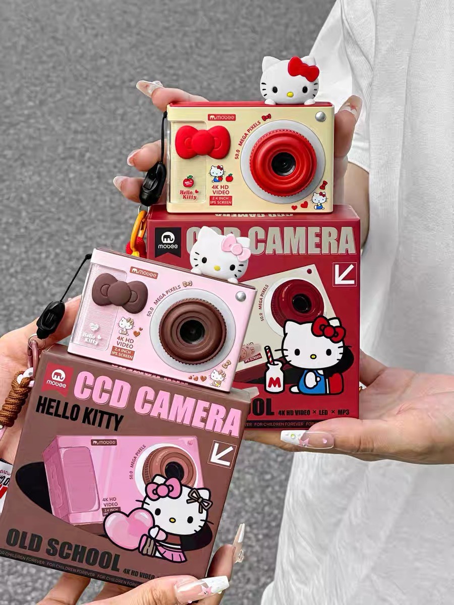 正版授權 SANRIO 三麗鷗 HELLO KITTY復古造型 CCD相機