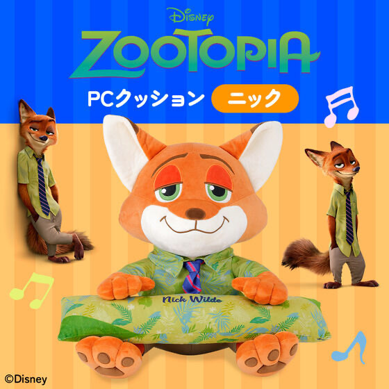 250979 Pbandai 預訂 2026/9月 PCクッション / ズートピア ＜ニック＞