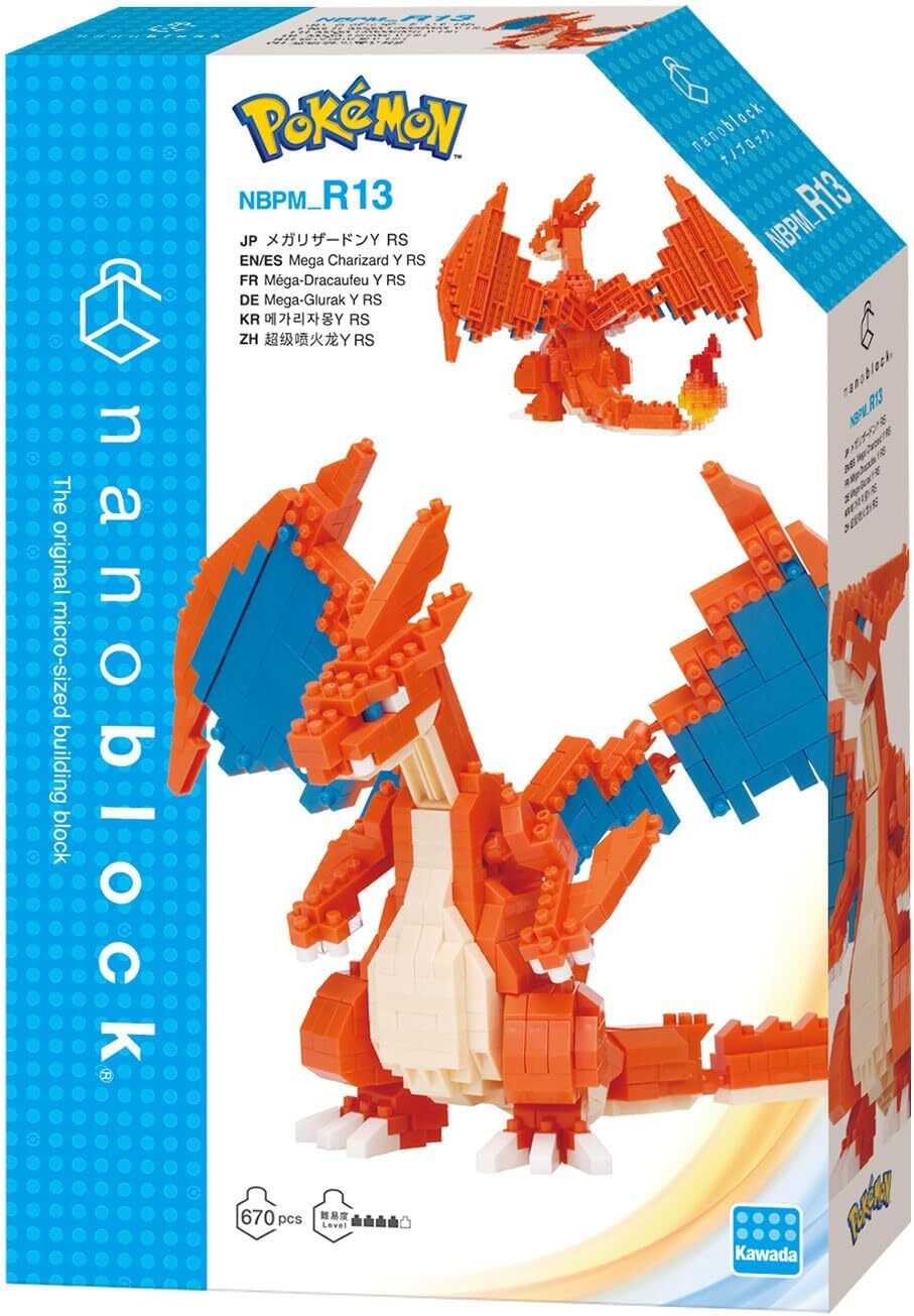 Nanoblock 迷你積木 NBPM_R13 超級噴火龍Y