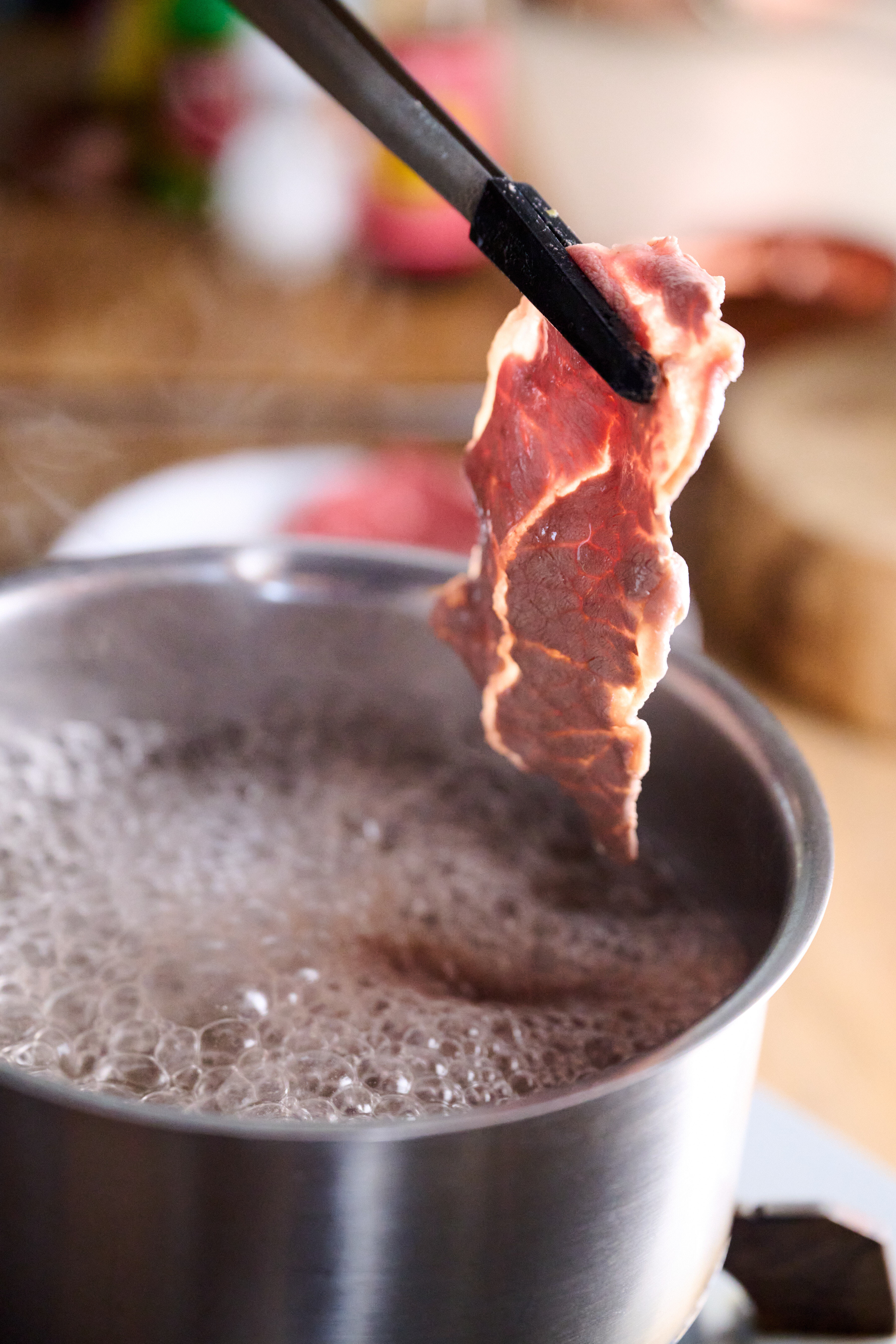 汆燙板腱火鍋肉片