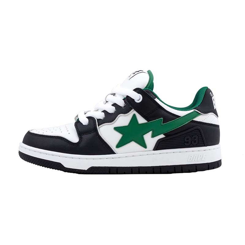 A Bathing Ape BAPE SK8 STA BOLD #1黑綠流星鞋 休閒鞋 男鞋 1L30191311-BK [台灣現貨]