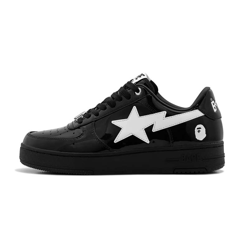 A Bathing Ape BAPE STA #2 M2 漆皮 流星鞋 黑色 休閒鞋 男鞋 1M30191302-BK [台灣現貨]