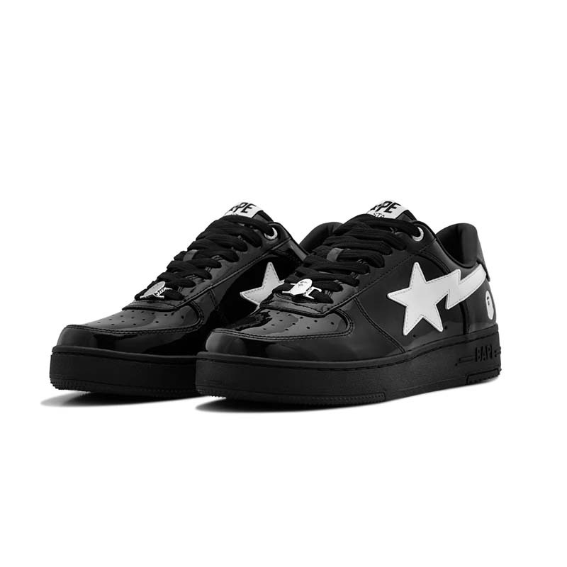 A Bathing Ape BAPE STA #2 M2 漆皮 流星鞋 黑色 休閒鞋 男鞋 1M30191302-BK [台灣現貨]
