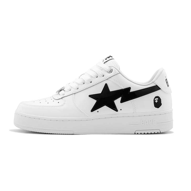 A Bathing Ape BAPE STA #2 M2 漆皮 流星鞋 白色 休閒鞋 男鞋 1M30191302-WT [台灣現貨]