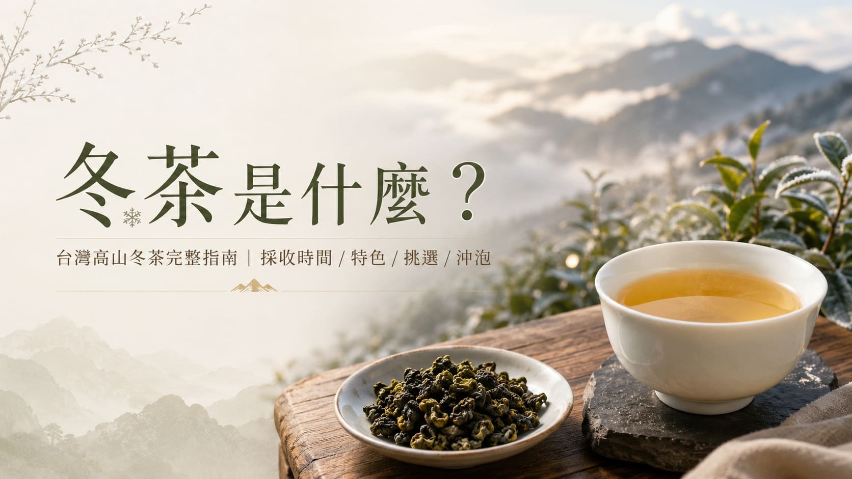 冬茶是什麼?台灣高山冬茶完整指南|採收時間/特色/挑選/沖泡