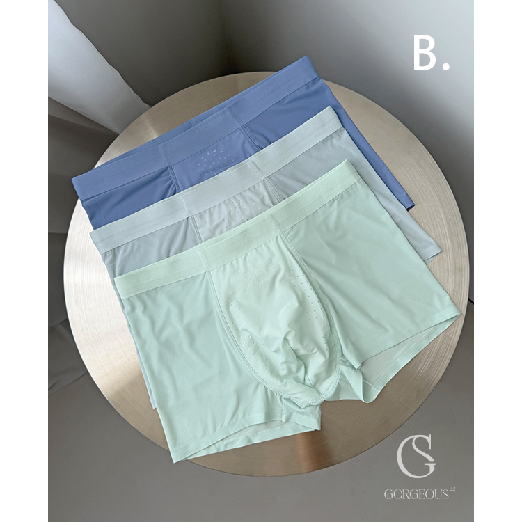 G5905 「「買一送一」超涼0.1男士內褲組」