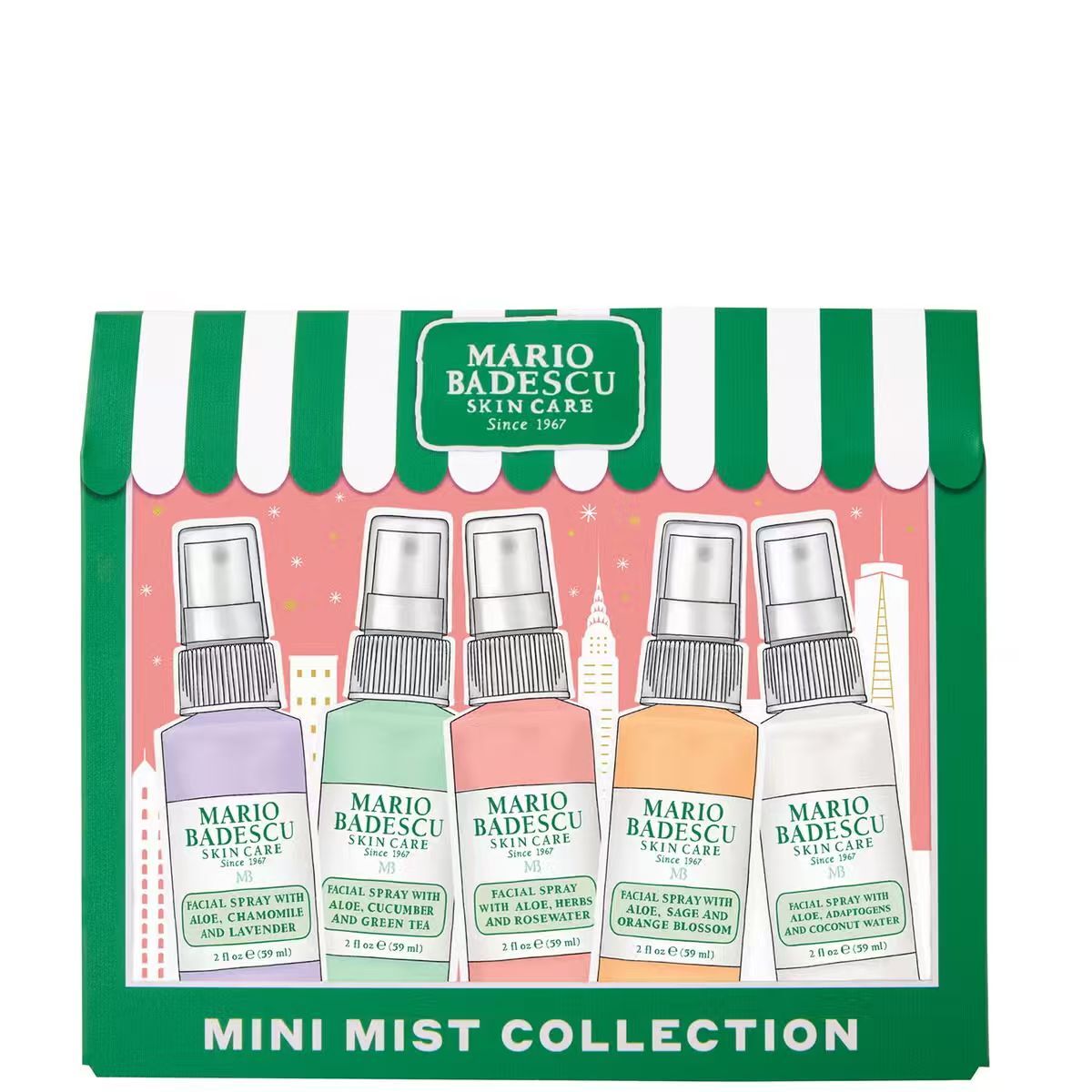 【預購】MARIO BADESCU H052157 5入組迷你保濕噴霧組合