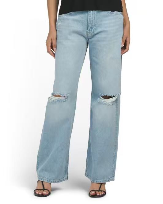 【預購】Tommy Jeans H052111 中腰寬鬆直筒牛仔褲
