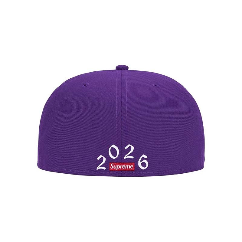 Supreme Devil S Logo New Era 棒球帽 帽子 刺繡 紫色 SS26H22-PE [台灣現貨]