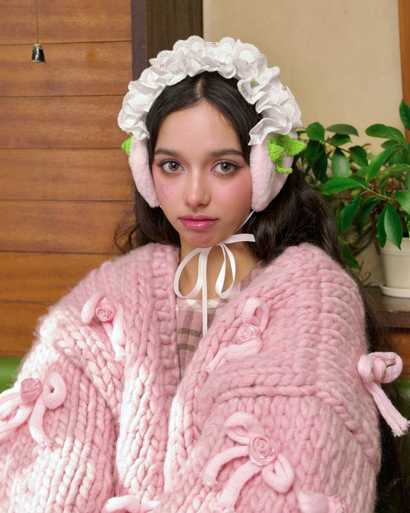 Strawberry Shortcake Ear Warmer - Pink ESN020