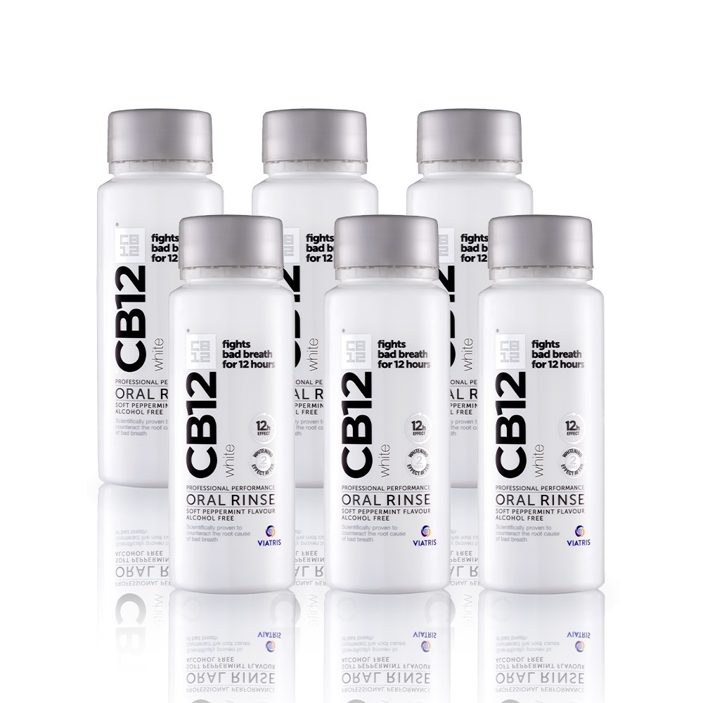 CB12 White淨味美白漱口水-熱銷超值組 250ml*6瓶