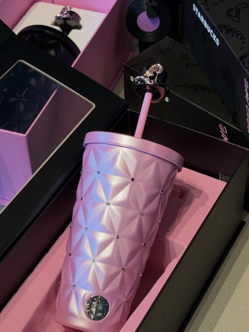 STARBUCKS星巴克 X 周杰倫 聯名款 咖啡序曲 JAY系列 鑽面不鏽鋼保溫杯禮盒 黑色 590ML