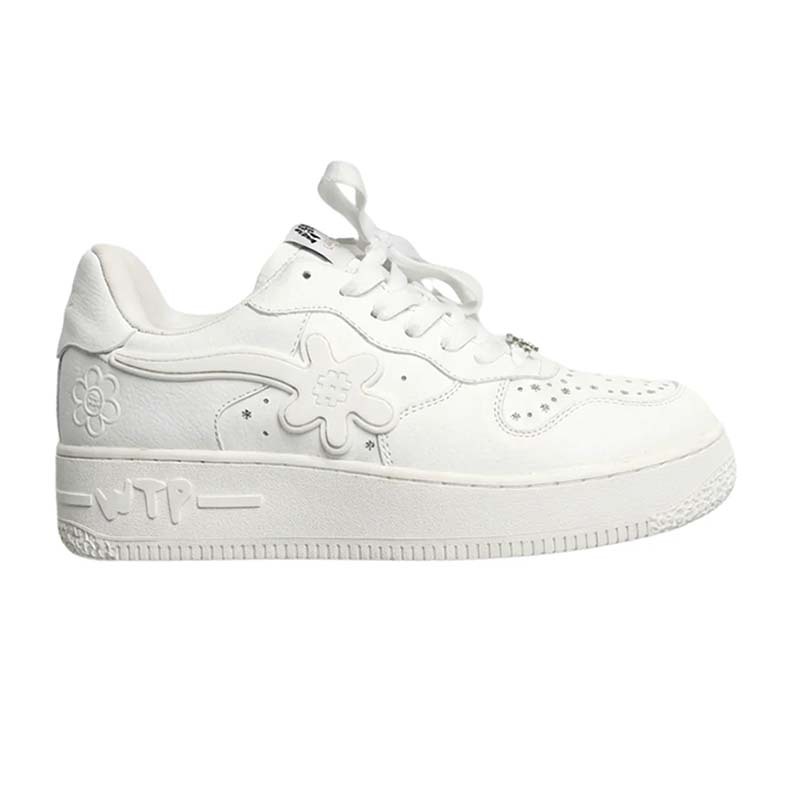 WATER THE PLANT "CANVAS" GOAT Kicks 花花 休閒鞋 黑色 男女款 WTP-40 [台灣現貨]