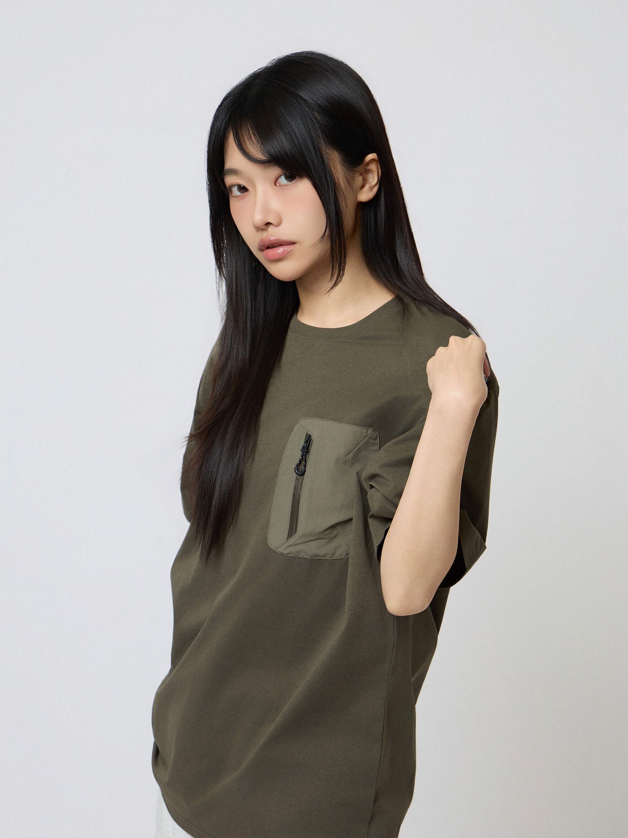 機能口袋設計短T