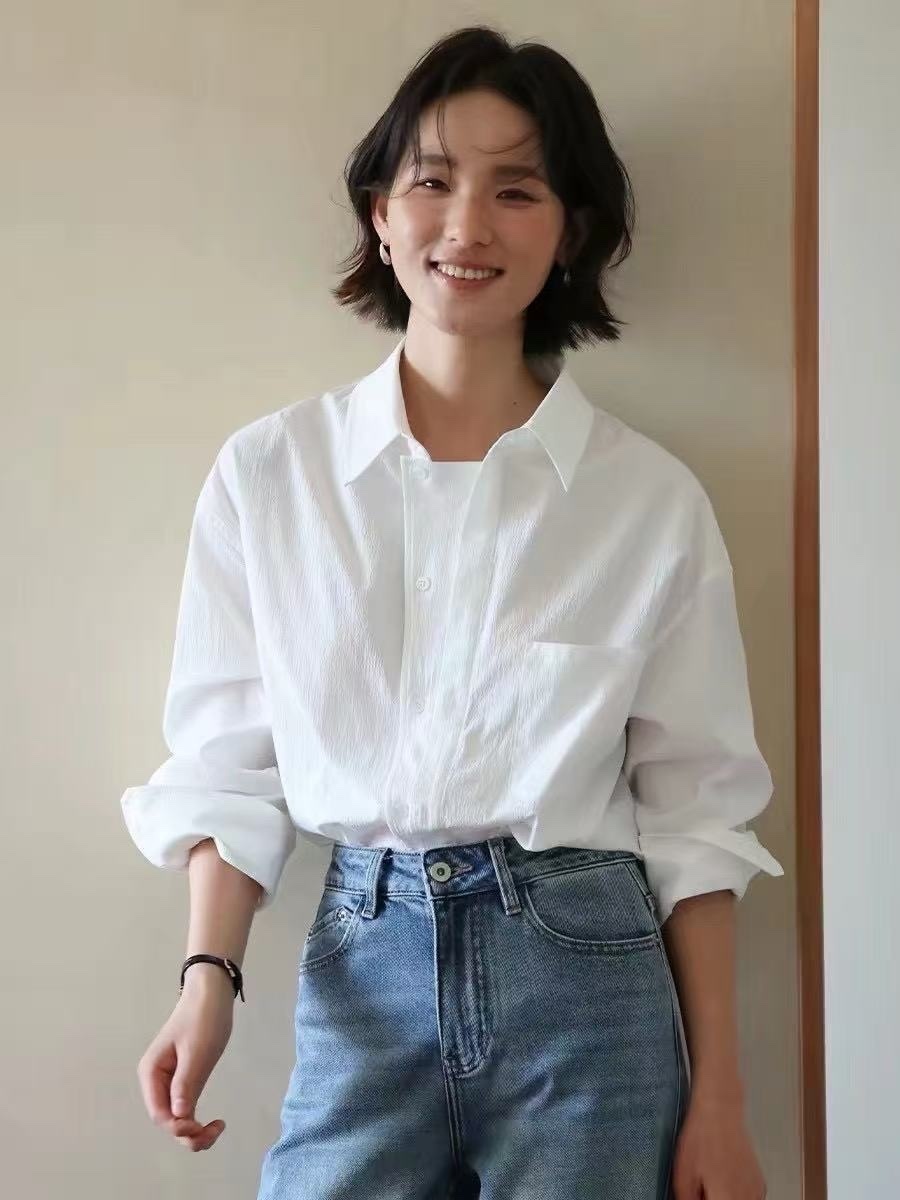 6318 設計簡約襯衫
