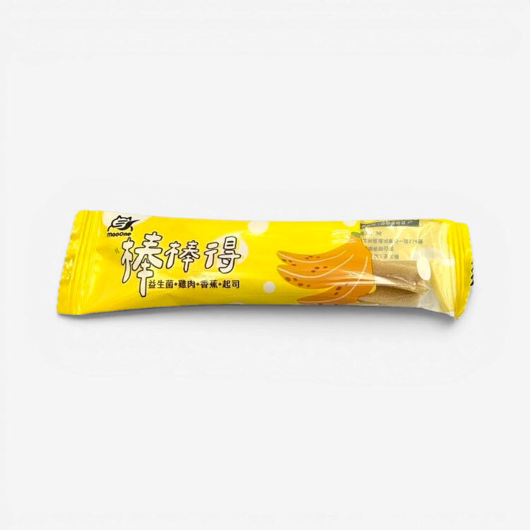 【棒棒得】香蕉+起司｜益生菌潔牙骨-單支入