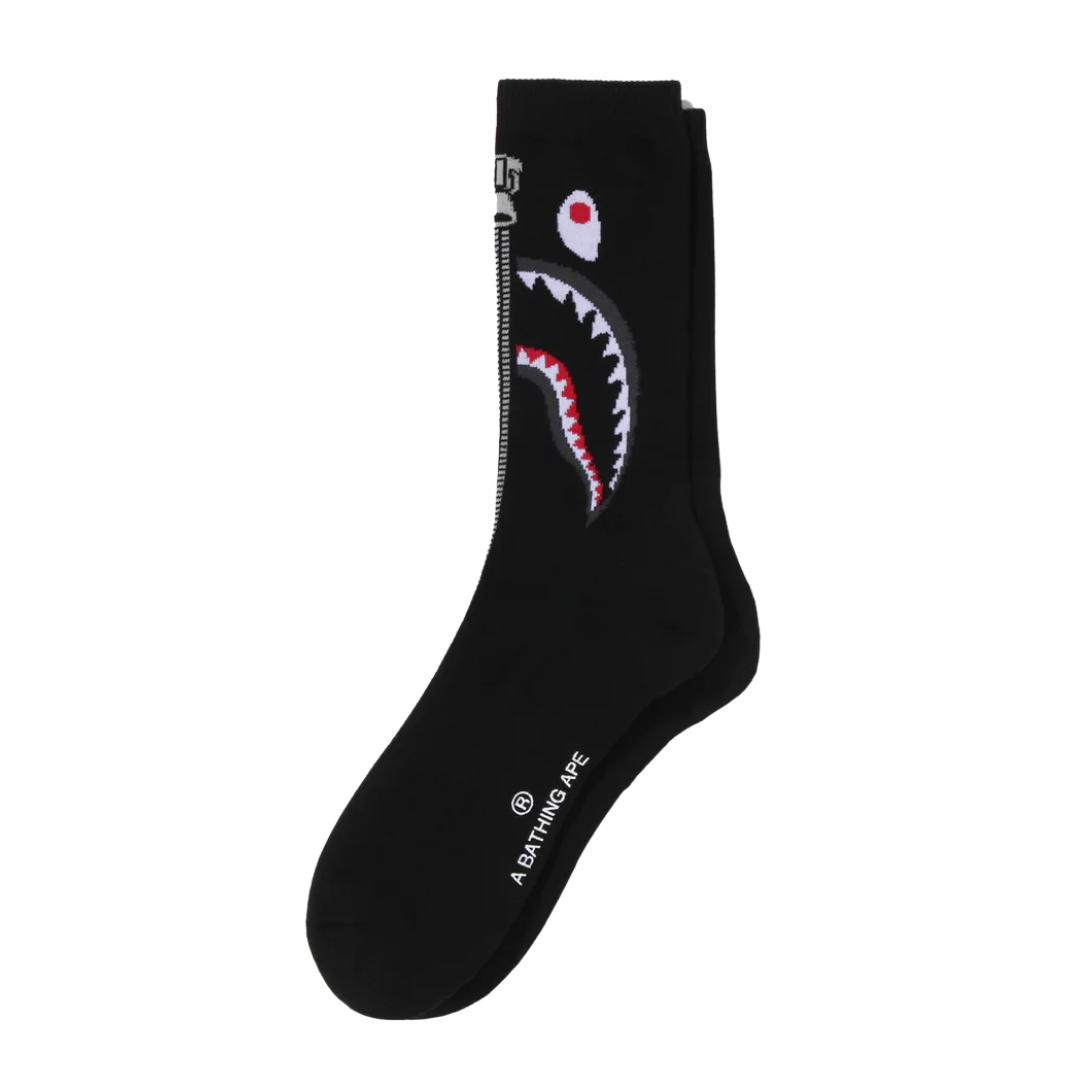 ☆ETW☆【EASY TO WEAR】BAPE SHARK JACQUARD SOCKS 鯊魚 襪子 長襪