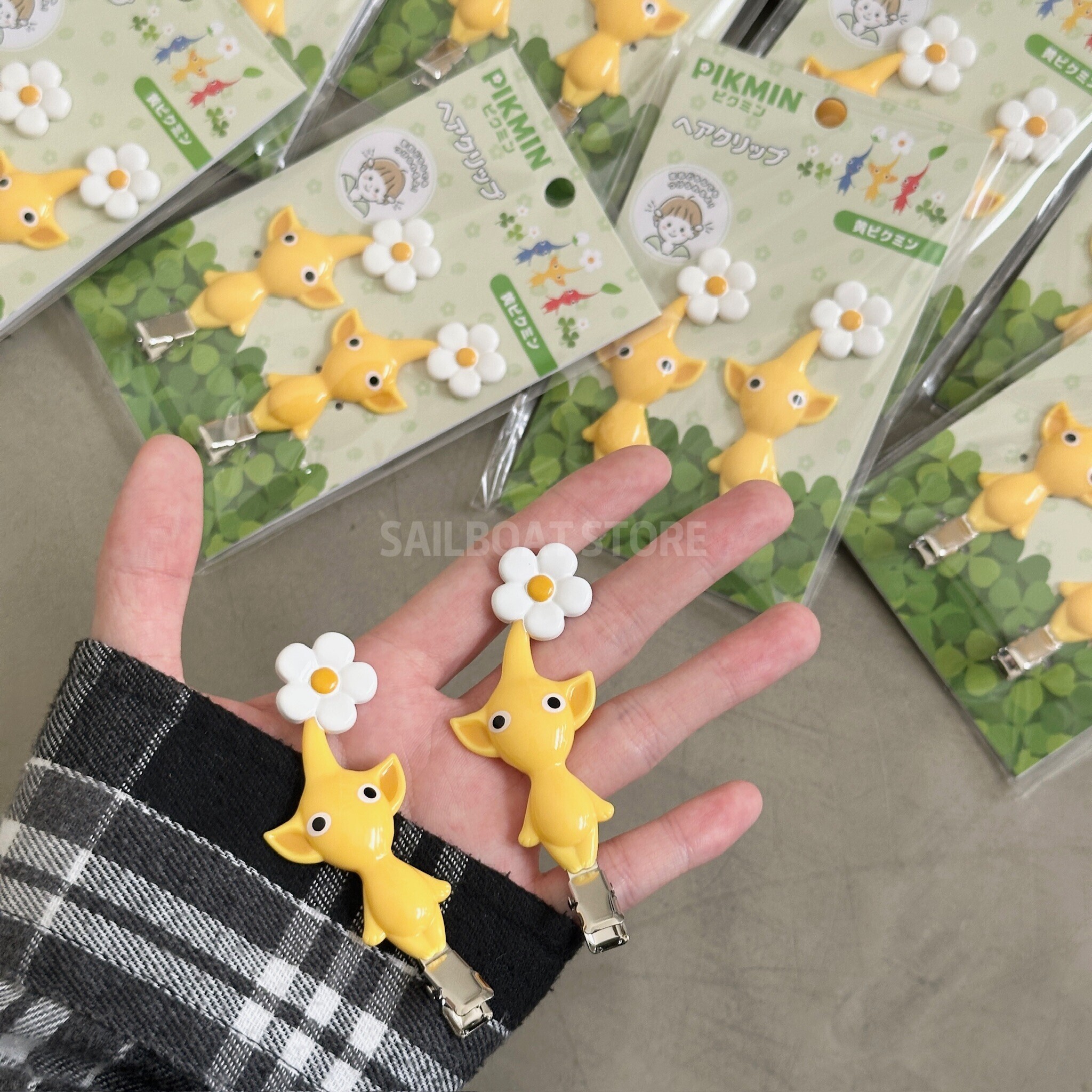 #現貨 🇯🇵日本 皮克敏 PIKMIN 髮夾 兩入組