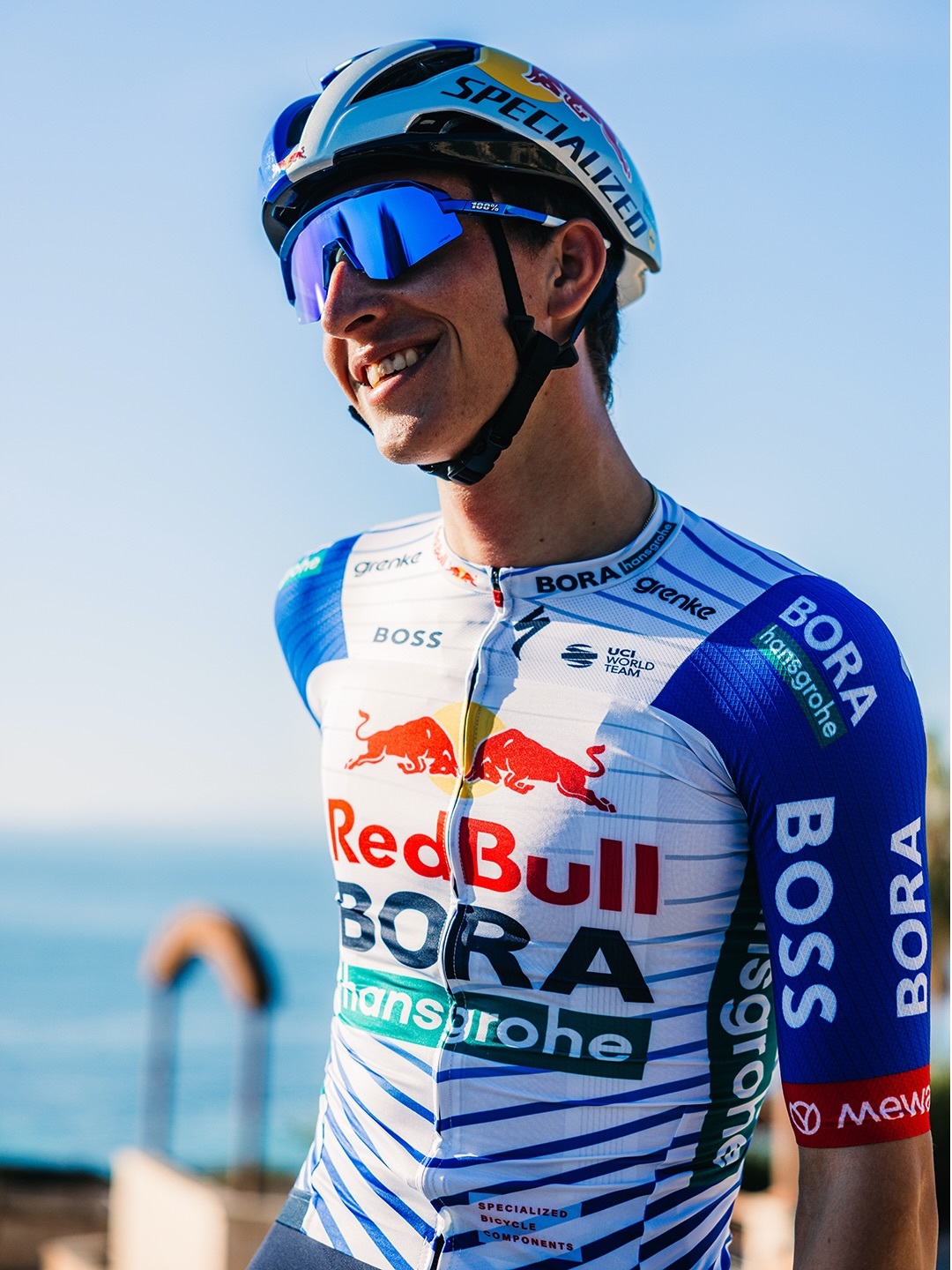 【100% × redbull bora hansgrohe】紅牛聯名 太陽眼鏡 自行車風鏡 BORA REDBULL BLUE