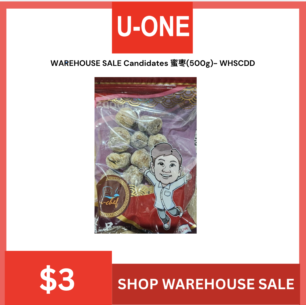 WAREHOUSE SALE Candidates 蜜枣(500g)- WHSCDD