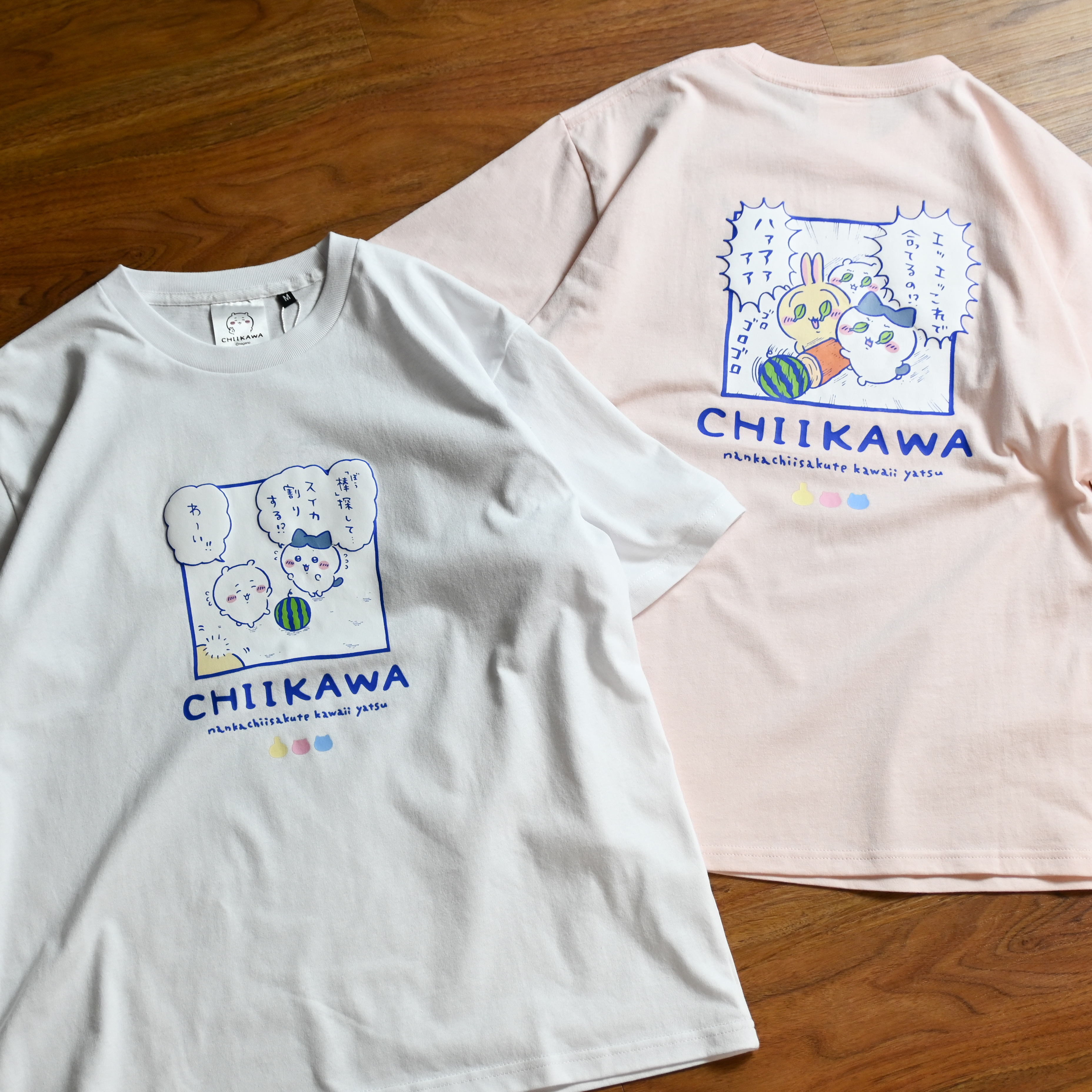 Chiikawa Foam Print Watermelon Splitting Tee