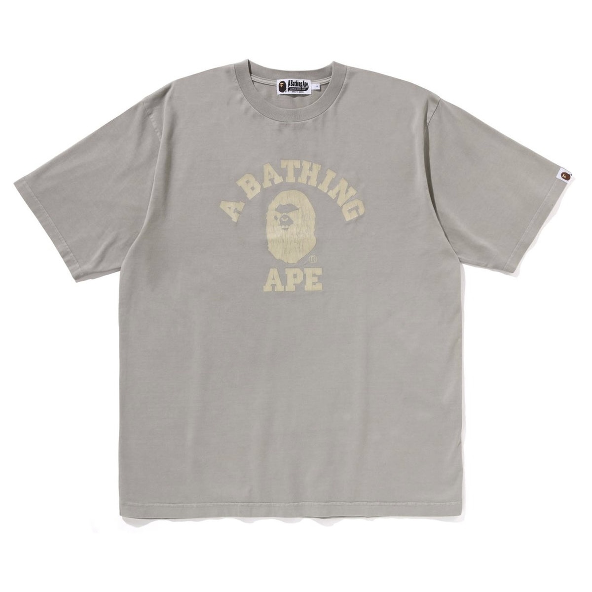 BAPE A BATHING APE 破壞 炭灰 短袖 上衣 猿人頭