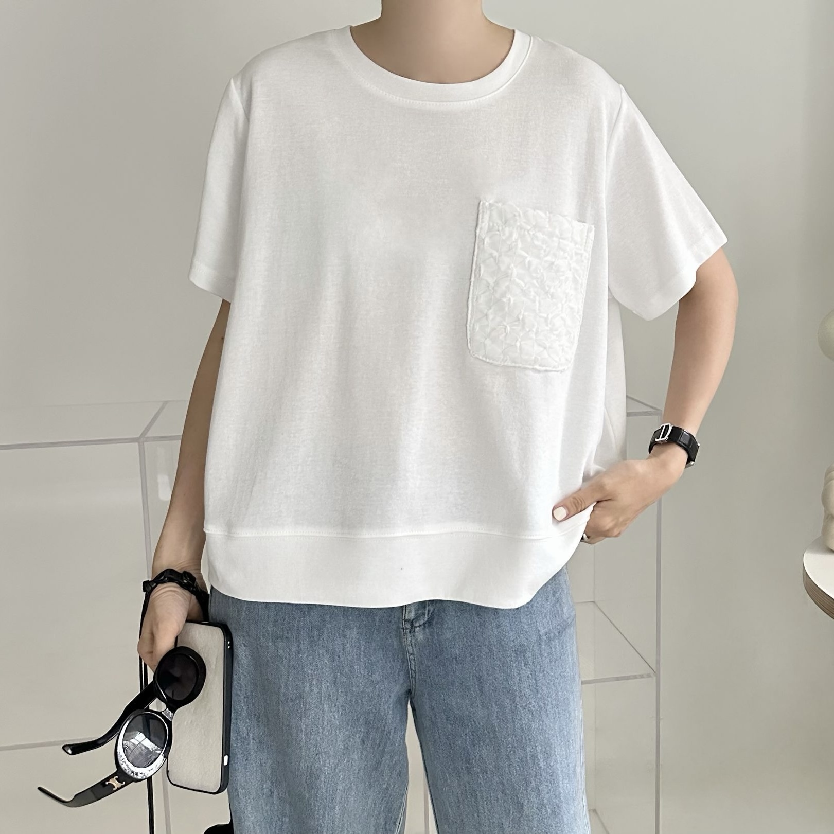 【BONNIE】摺摺袋短袖TOP (A34-A36)