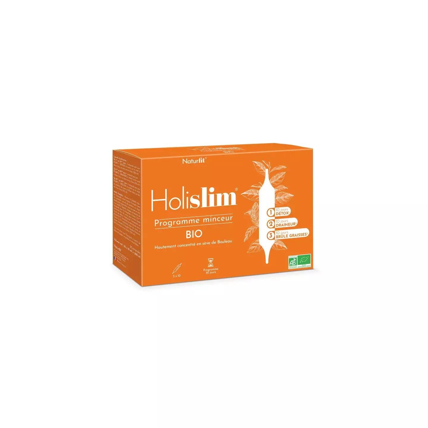 NATURFIT Holislim  【有機三部曲】身材管理 減肥・排毒・燃脂 30支安瓶裝