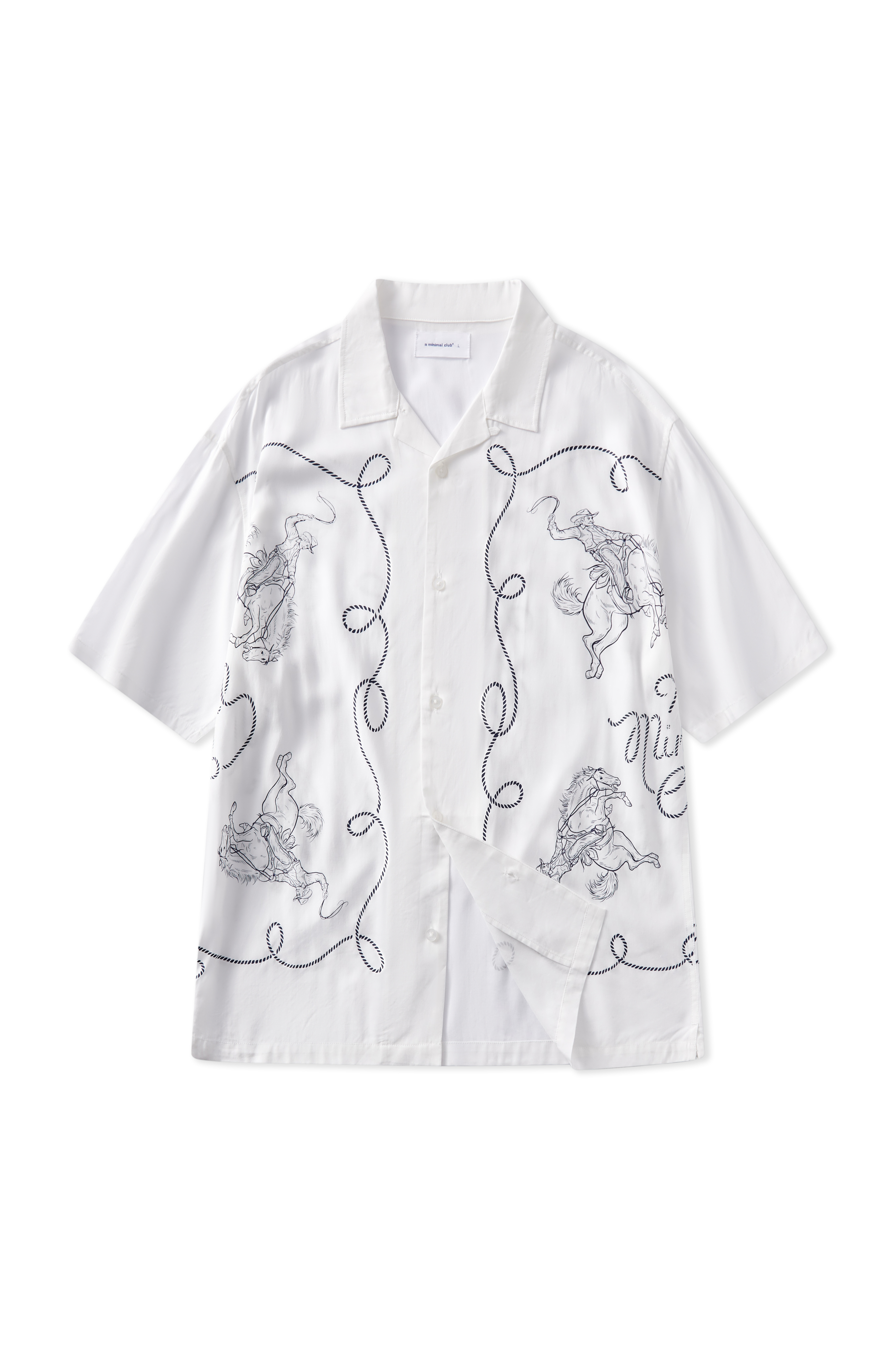 A MINIMAL CLUB SHIRT WHITE AM64SH01WT