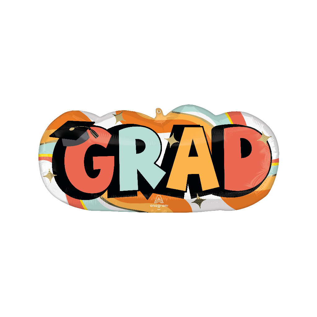 🎓 繽紛 GRAD 畢業鋁箔氣球