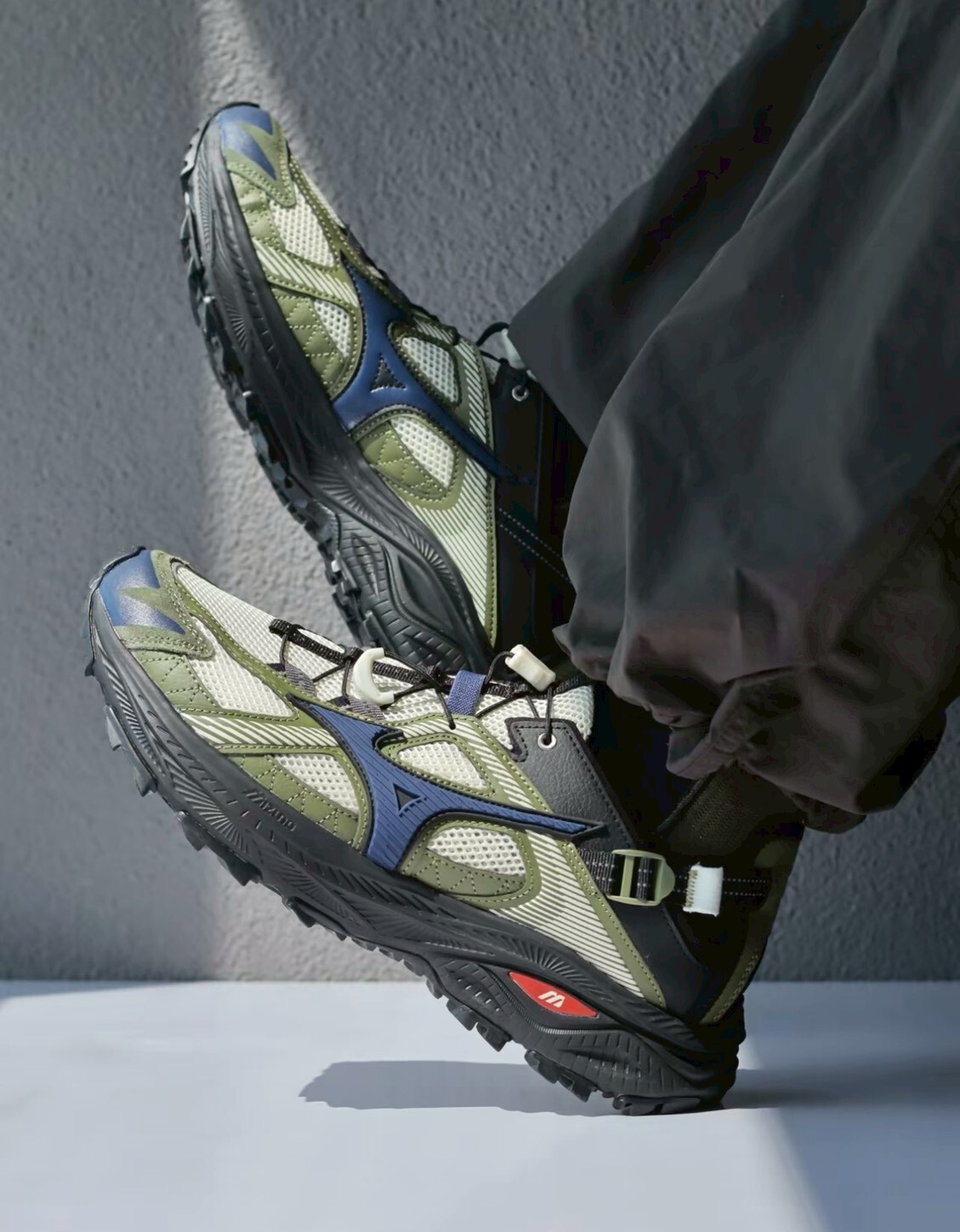 （連線代購商品）男女鞋 MIZUNO RACER TRAIL SE V2 復古輕量 森林綠 溯溪鞋 休閒鞋【D1GH241901】美津濃