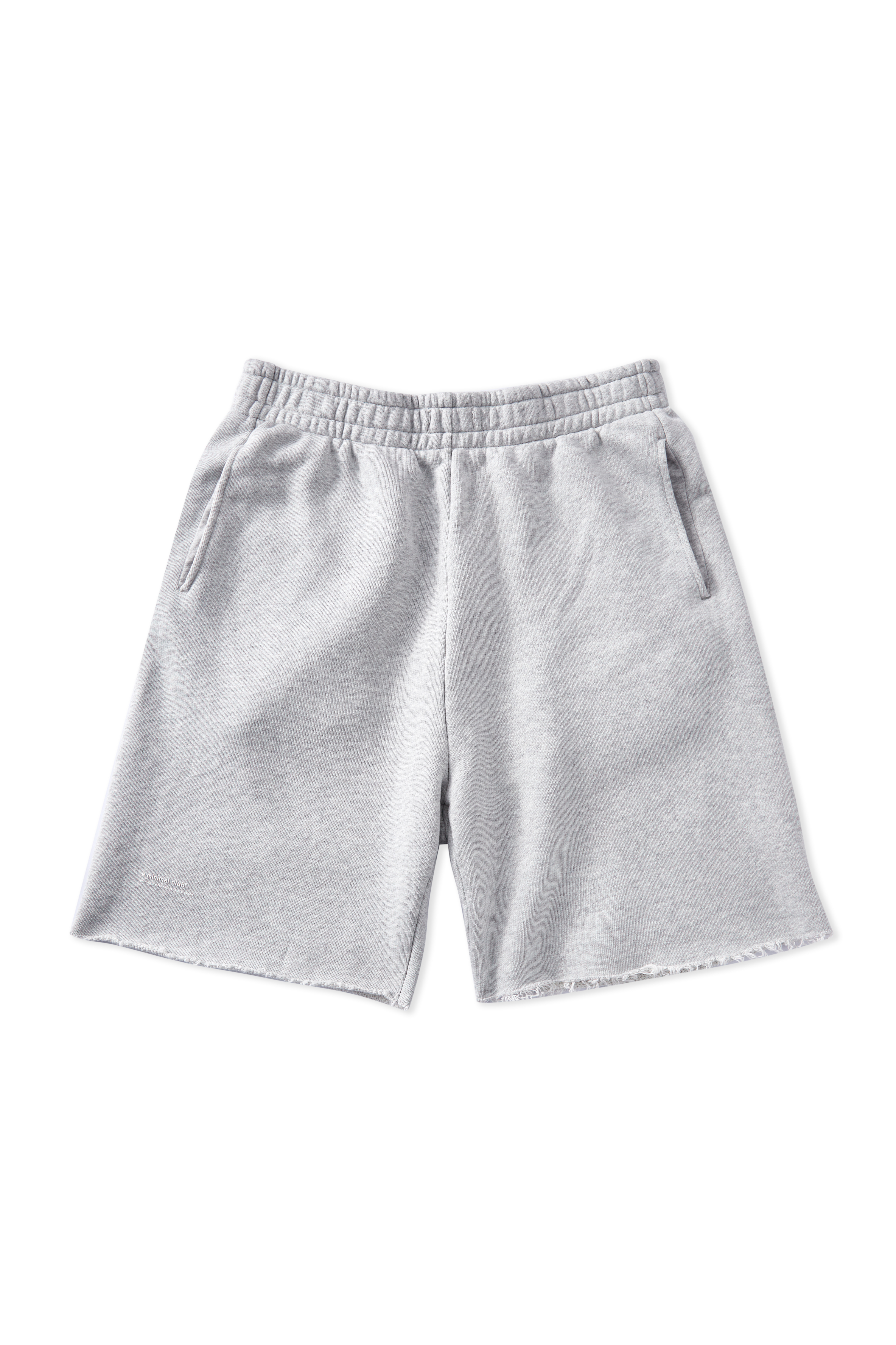 A MINIMAL CLUB LIGHT GREY SHORT PANTS AM64SR01GY