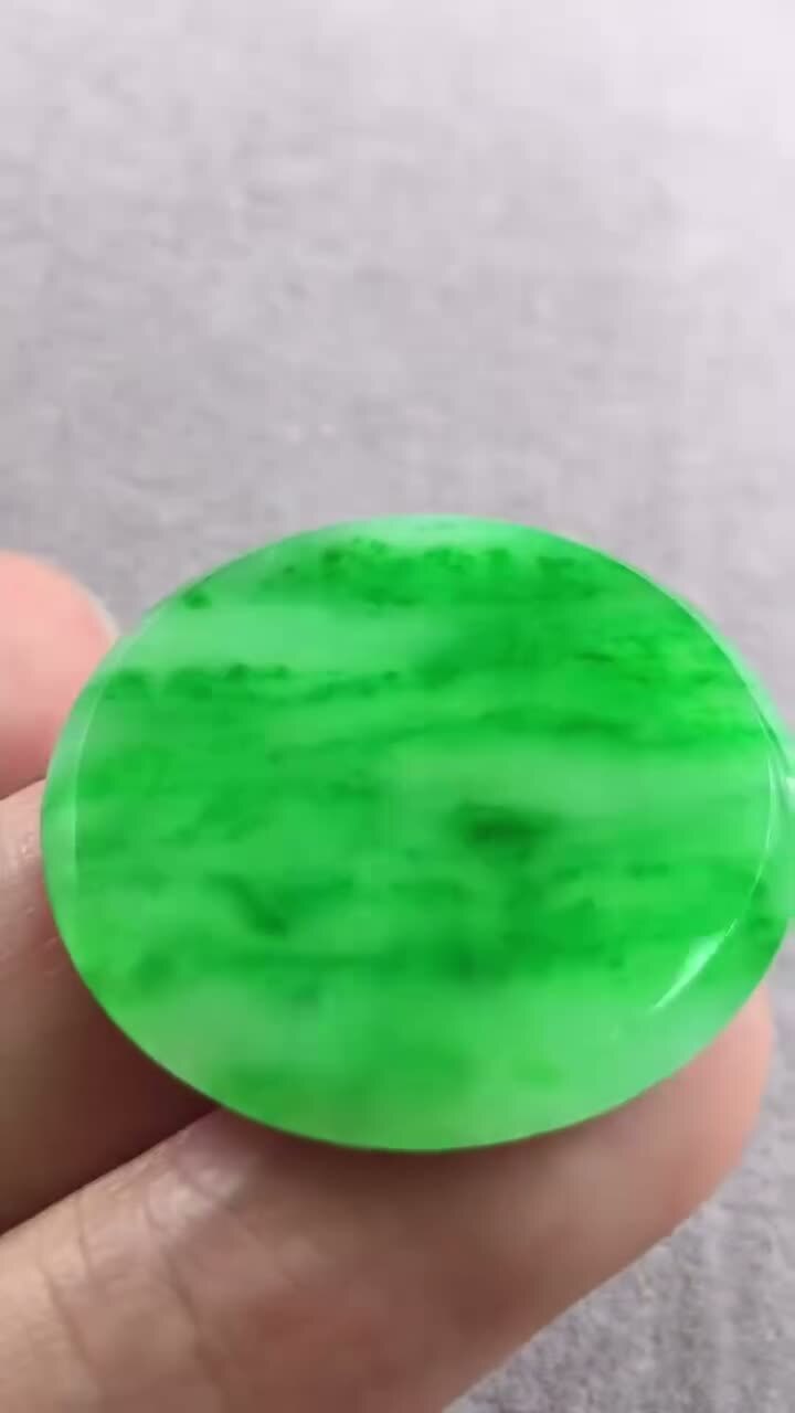 翡翠圓牌 (28.3mm直徑),天然翡翠A玉, 緬甸玉, Jade, Jadeite