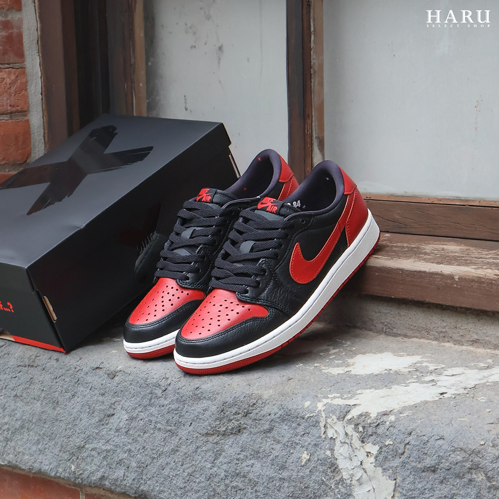 Air Jordan 1 Retro Low OG "Banned" 禁穿 黑紅 X 復古 經典 男鞋 IW6276-001