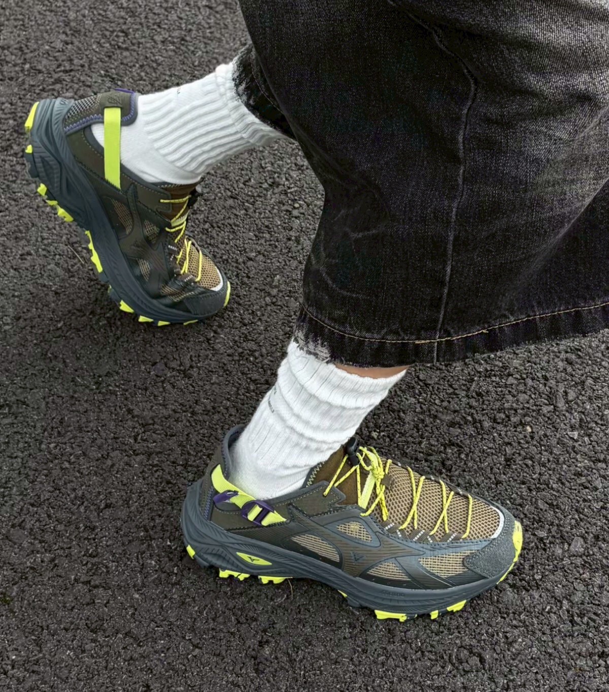 （連線代購商品）男女鞋 MIZUNO RACER TRAIL SE V2  溯溪鞋 復古輕量 草綠 休閒鞋【D1GH261202】美津濃