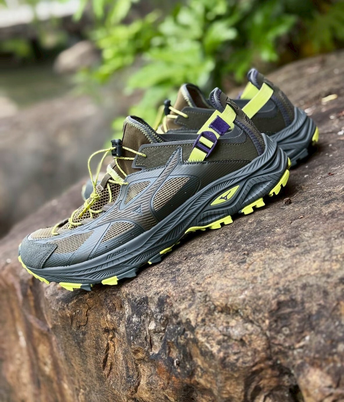 （連線代購商品）男女鞋 MIZUNO RACER TRAIL SE V2  溯溪鞋 復古輕量 草綠 休閒鞋【D1GH261202】美津濃