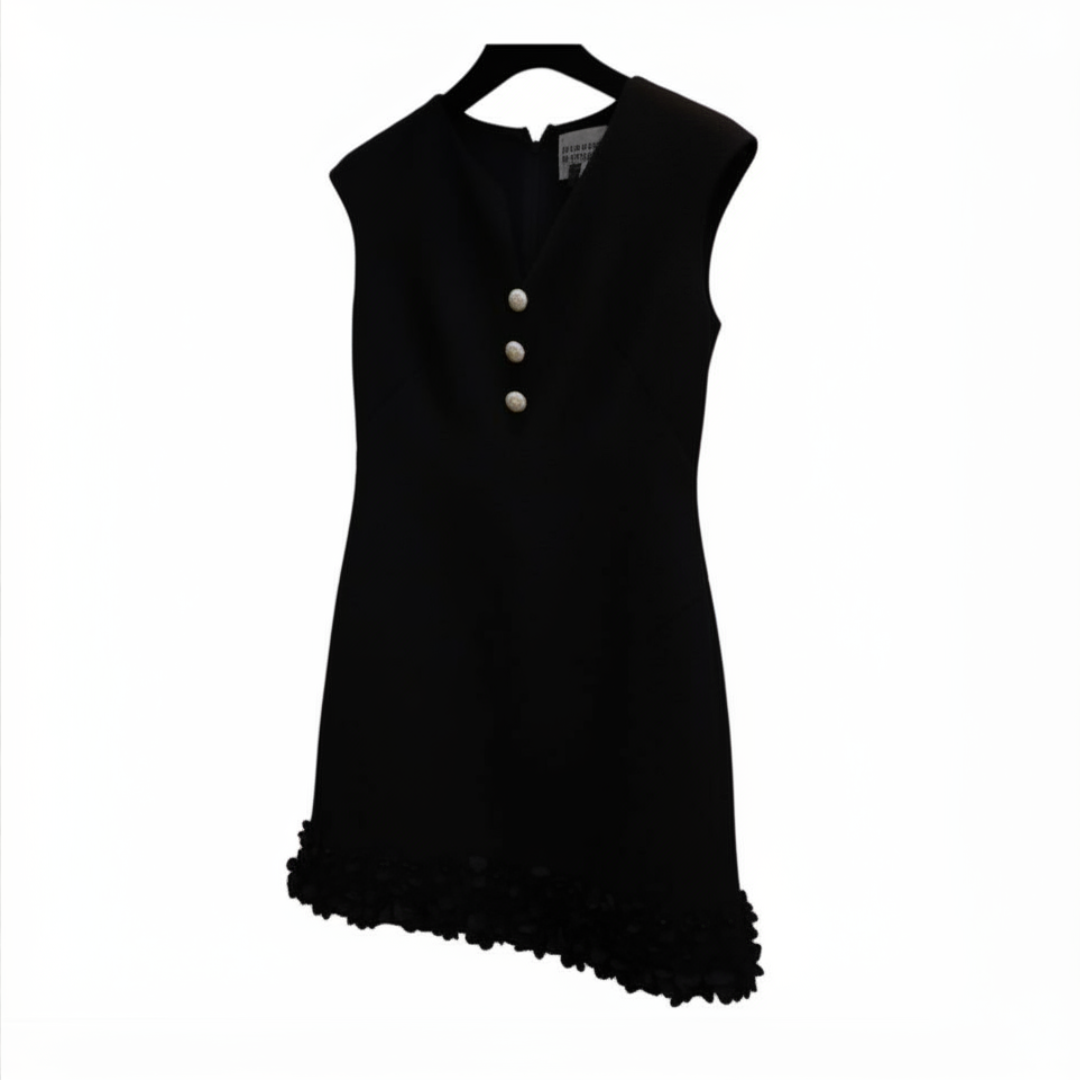1EA0408-068 [EDWARD ACHOUR] Dress Black #100404/1007 (C-EU-E)
