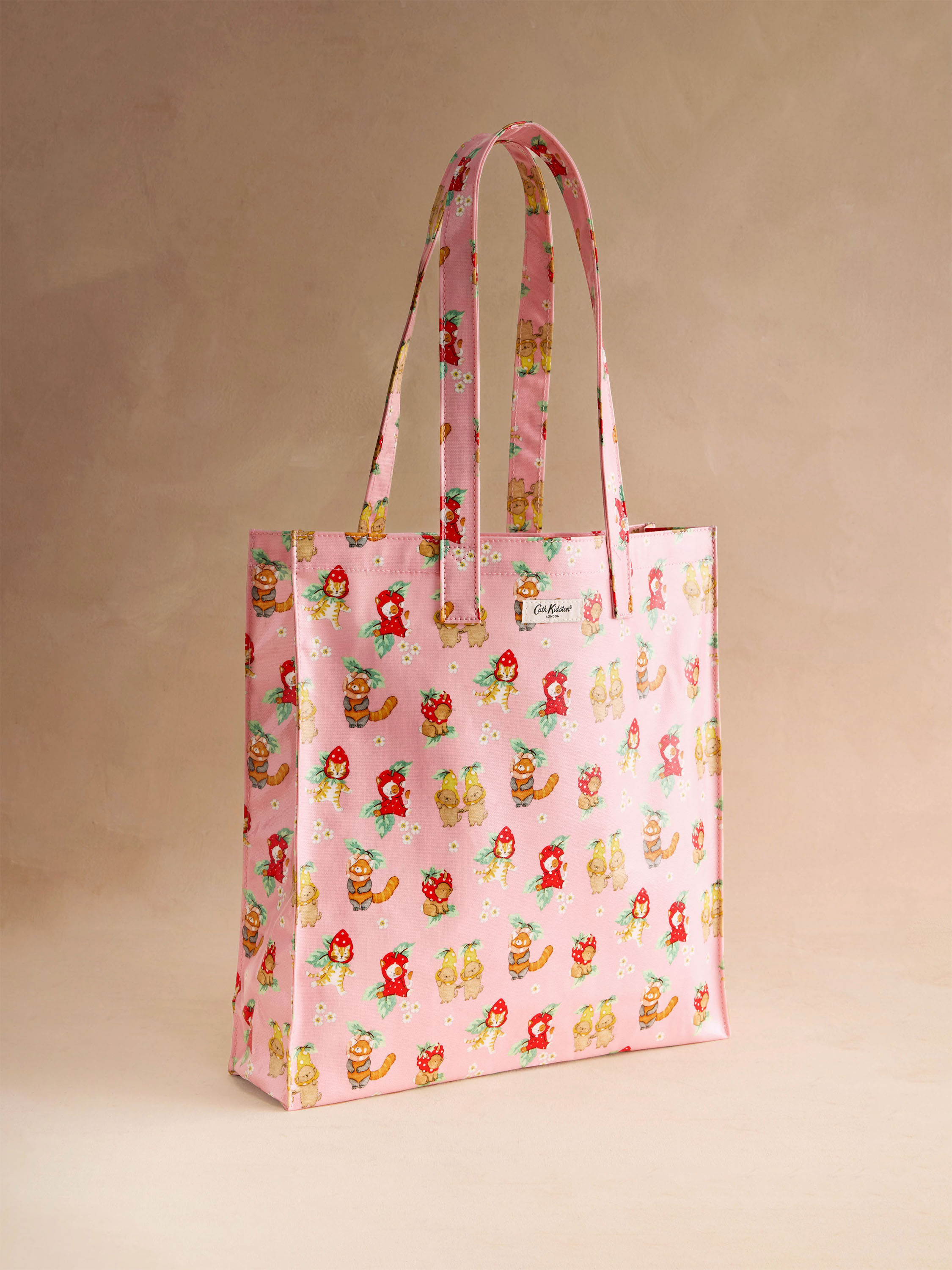 Fruit Friends 防潑水直式印花書袋