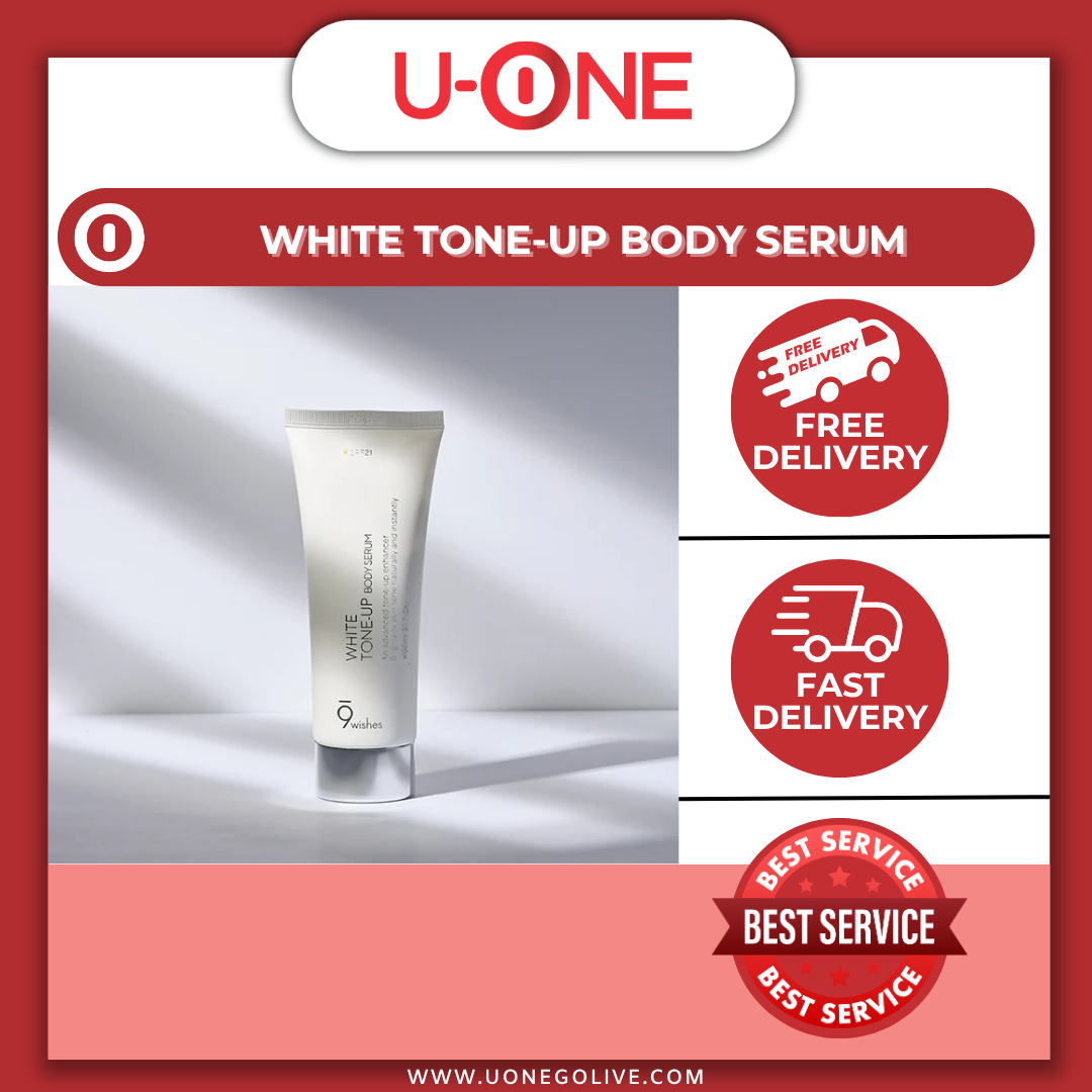 U-ONE | Korea | 9 wishes | White Tone-Up Body Serum | 150ml