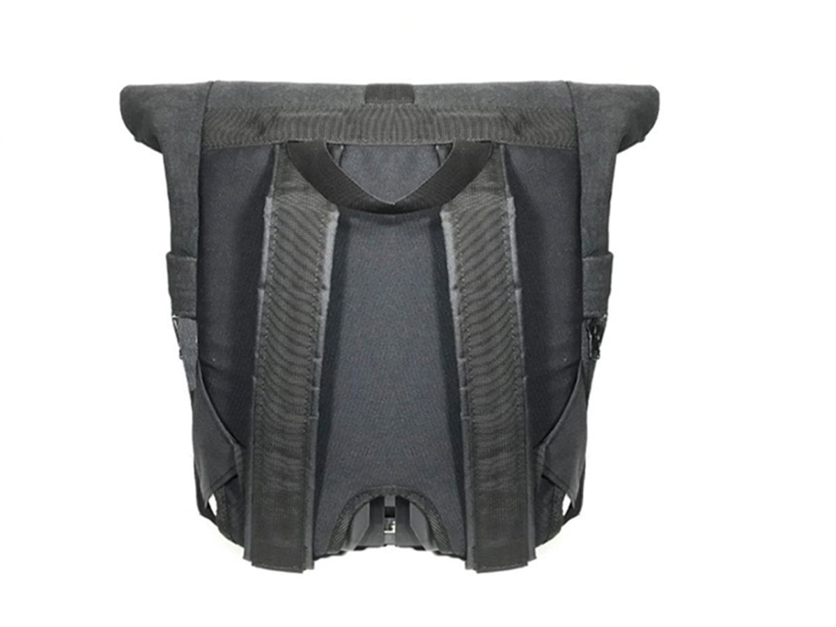 Demano V.PET Blanes Brompton 兩用後捲式背包-純黑