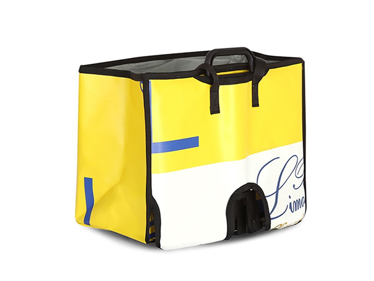Demano Miramar Brompton 兩用花籃包-文字(黃)