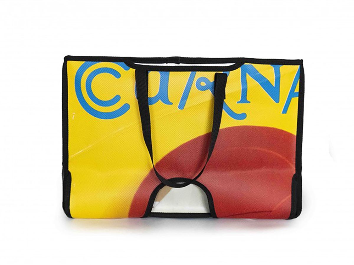 Demano Miramar Brompton 兩用花籃包-藝術(白彩)